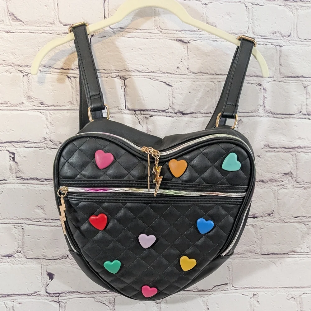 Betty and Veronica x Lazer Kitten Collab Heart Backpack
